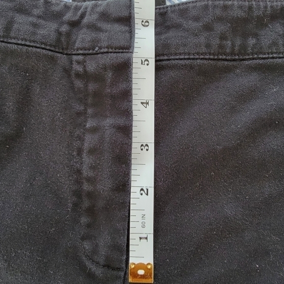 𝅺Briggs New York Black Chino Trousers Size 18 EUC - Picture 5 of 8